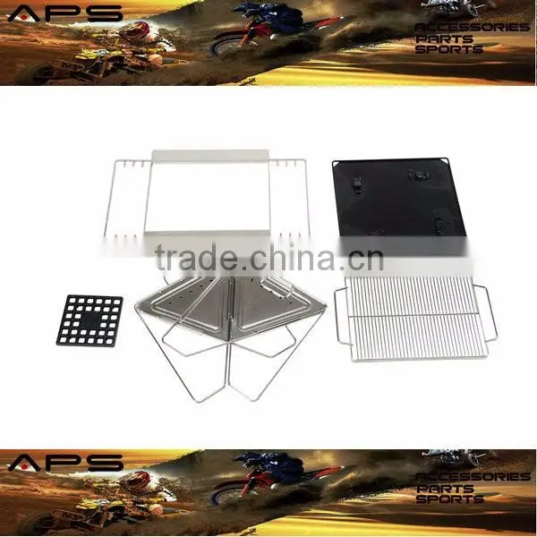 Outdoor Folding BBQ Barbecue Cooking Grid photo-2