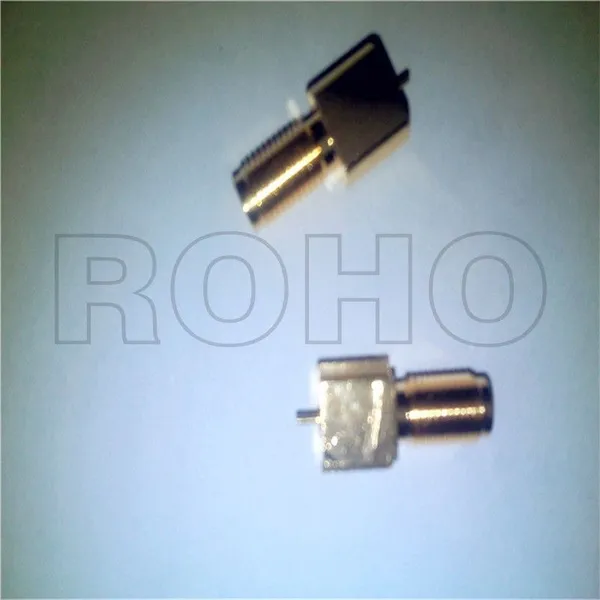 Straight Gold Plated RF Coaxial Female Jack MCX Connector for LMR240 400 Cable photo-5