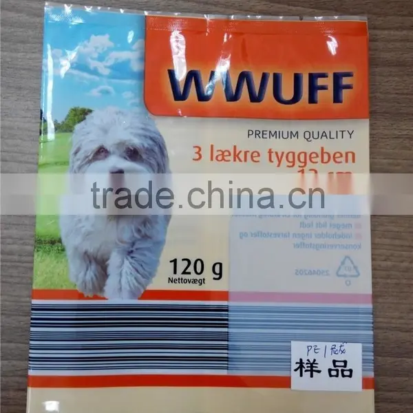 Custom Printed Laminated PA PE Pet Food Plastic Bags photo-4