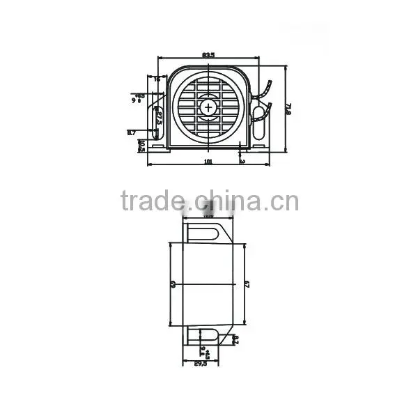 New Car Warning Alarms With Wire Installation photo-6