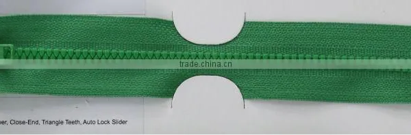 Crystal Water Color Polyester Open End Zipper photo-3