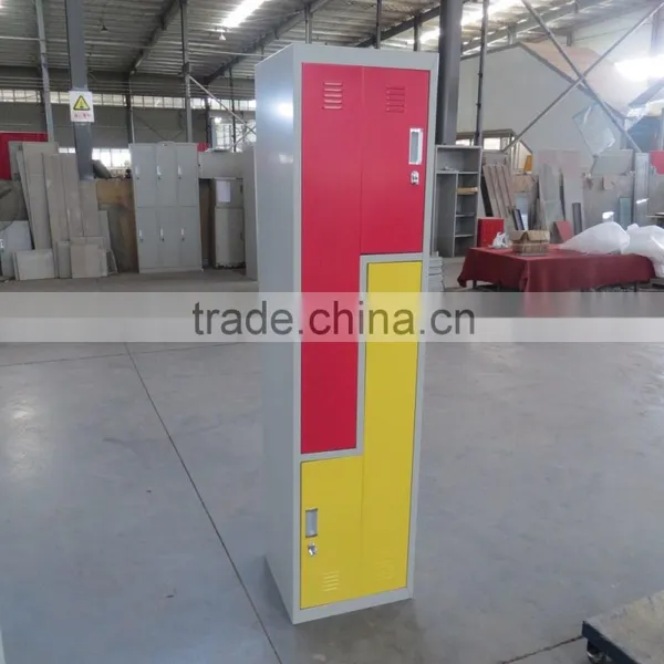 Factory Price Staff Changing Room Clothes Steel L Shape Locker photo-3