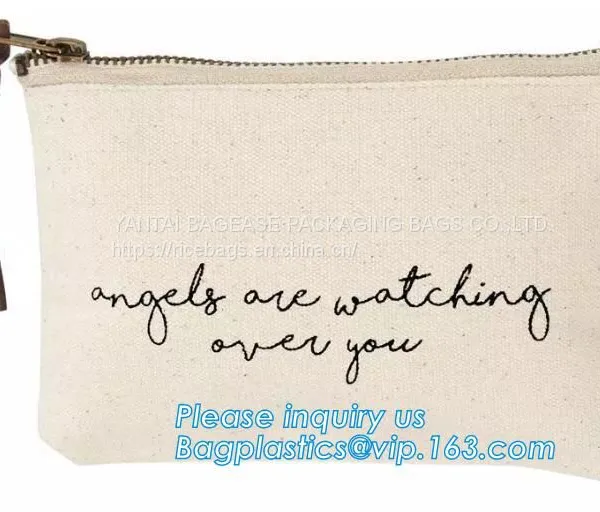 Professional Cosmetic Bag Canvas Zipper Pouch Wholesale, Private Label Makeup Bag, Canvas Bag With Zipper Bagplastics photo-3