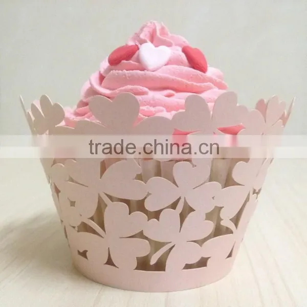 Colorful Wholesale Delicated Wedding Laser Cupcake Wrapper photo-3