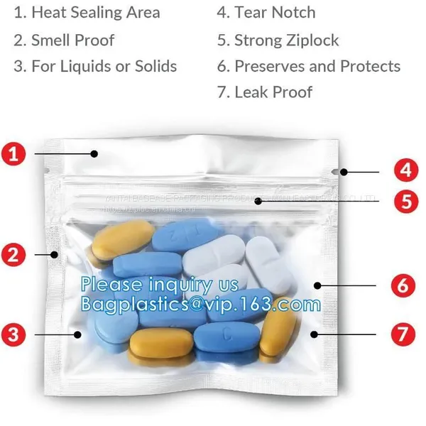 Medicine Bags, Ziplock Accessory Bags, Pill Baggies, Supplements Organizer, Medication Pouch, Vitamin Storage photo-5