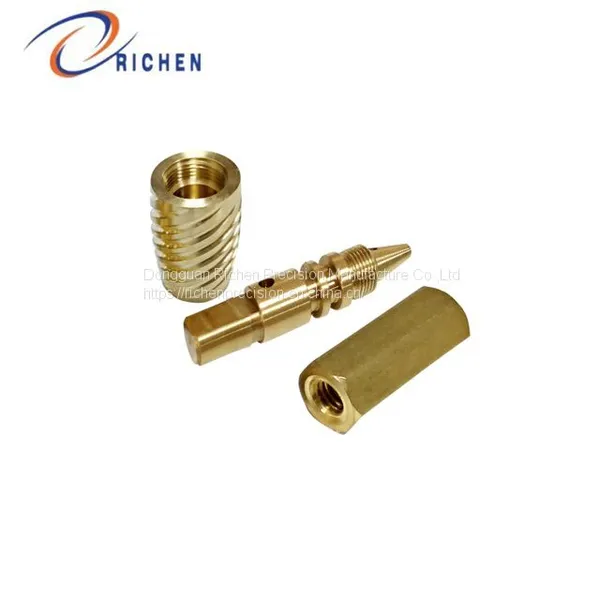 Brass Part Custom Precision Cnc Lathe Milling Machining Turning Copper photo-2