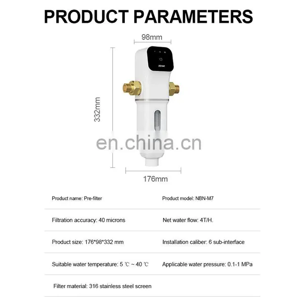 Prepositive Water Purifier Booster Pump Pre-filter Water Purifier Purify Water Machine photo-4