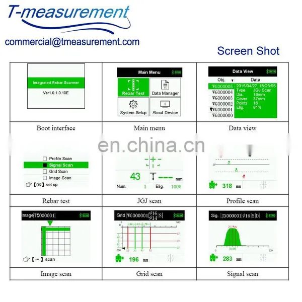 ZBL-R660 Scanner Covermeter Steel Reinforcement Detector Concrete Wall Scanner photo-4