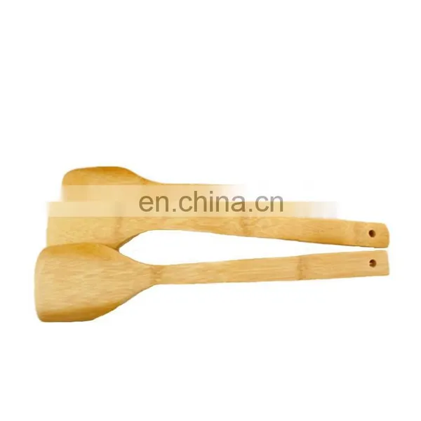 Custom Eco Friendly Natural Nonstick Cooking Tools Pan Shovel Kitchen Accessories Wooden Bamboo Spatula Cookware Sets photo-2