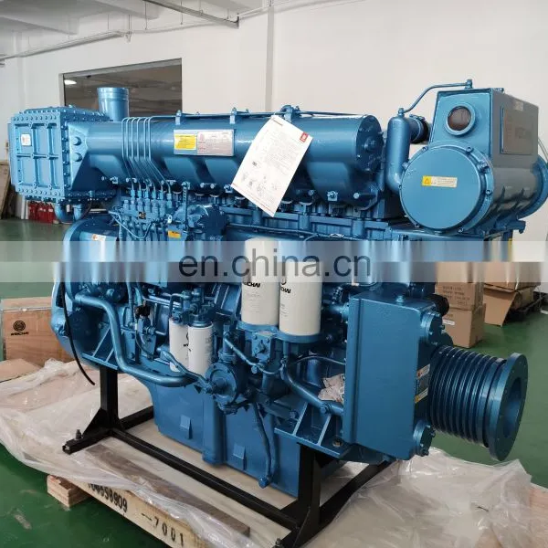 Genuine 397kw/540hp/1200rpm 6 Cylinders WEICHAI Machine Diesel Engine photo-5