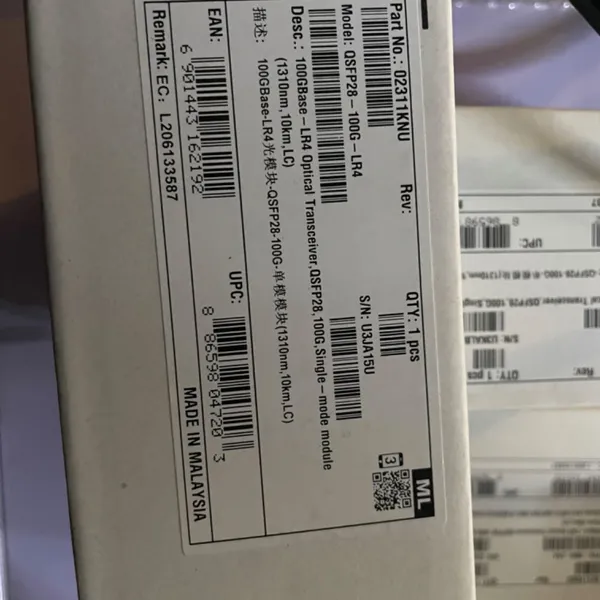 QSFP-100G-CLR4 100G single-mode dual fiber fiber module LC interface optical module