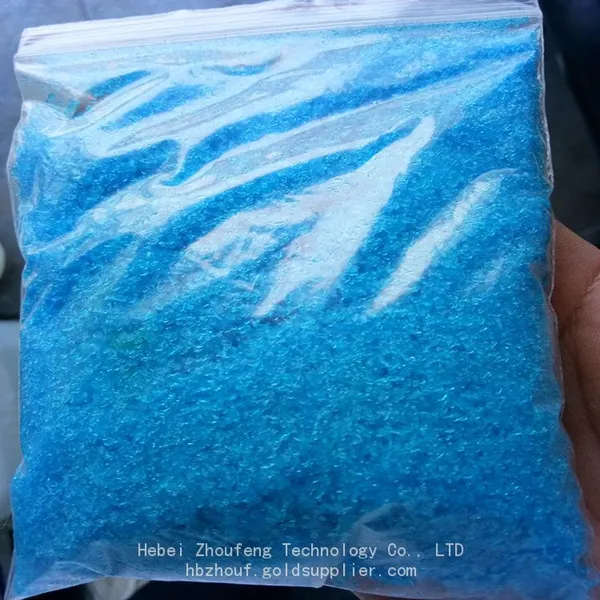 CAS 7758-98-7 Aluminum Base Copper Sulfate Easily Absorbed by the Body Swimming Pool Suitable photo-5