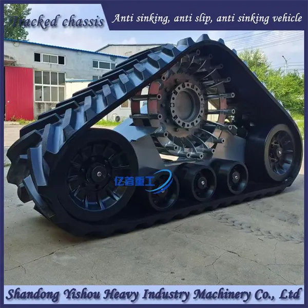 Installation of Half Chain Track Anti Sinking Half Track Assembly for Large Harvesters photo-4