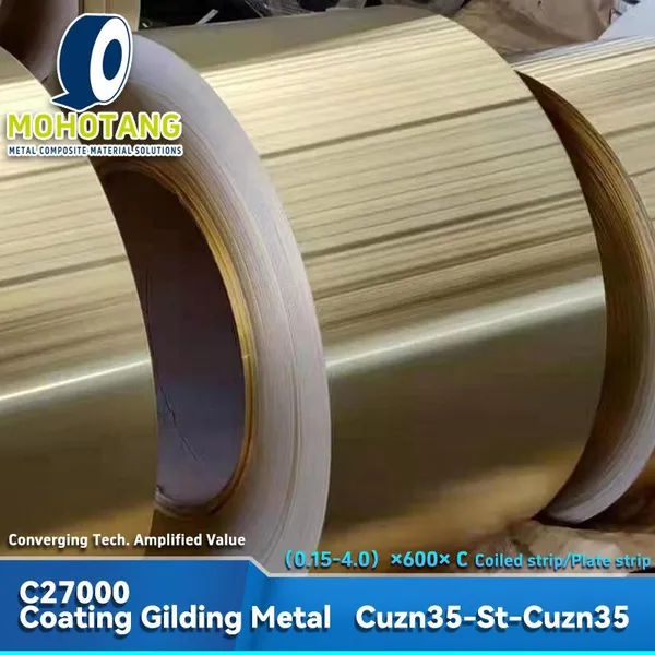 C27000 Brass Steel Brass Copper-Steel Clad Plate 0.15mm C2700/If/ C2700 H65 Alloy