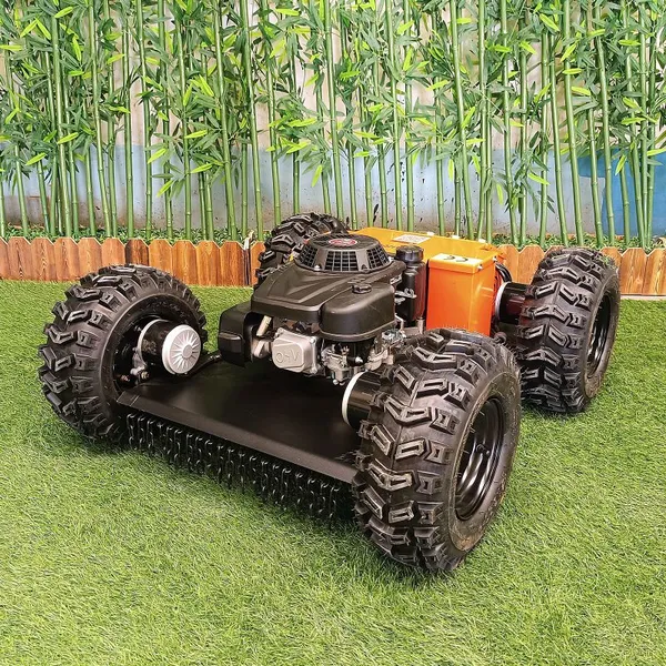 Industrial Petrol Rotary Blade Lawn Mower-4-Stroke 224CC Engine Self Propelled High Torque Steel Chassis Height Adjustable photo-2