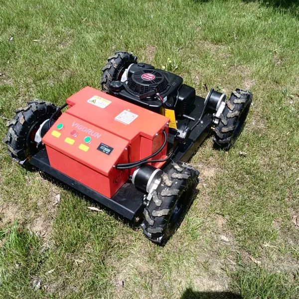 Hybrid Electric Battery Electric Battery Wireless Radio Control Lawn Mower photo-6