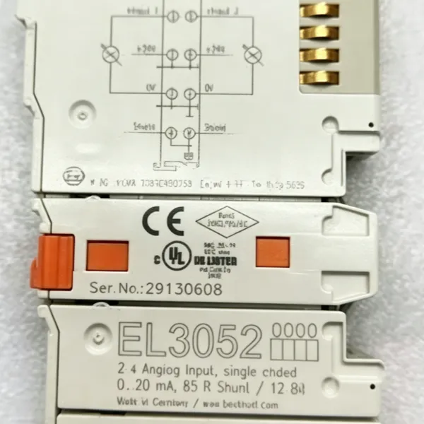 BECKHOFF EL3052 EtherCAT 2 Channel Analog Input Module ±10V Industrial Automation IO Terminal PLC Integration photo-5
