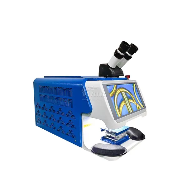 RA VR Series New Blue Jewelry Laser Welding Machine With CCD For Gold Silver Platinum Ring Repair photo-3