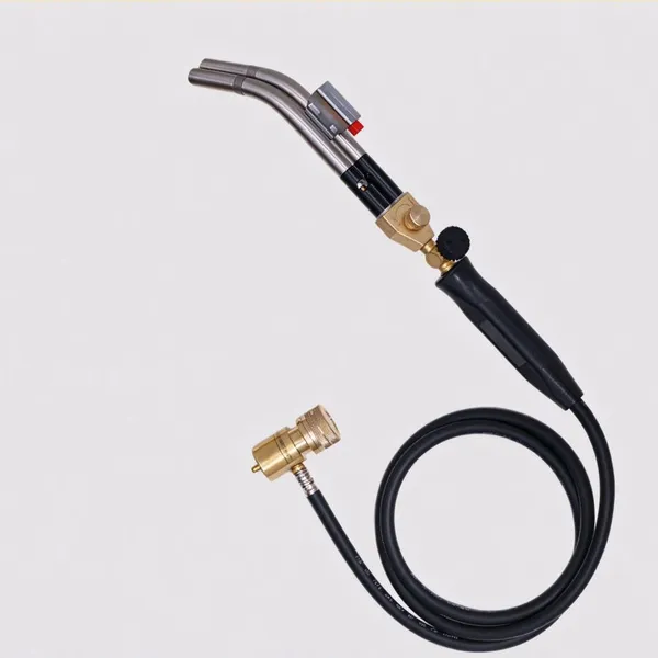 MAPP Hose Torch for HVAC Brazing Soldering, WH‑DSVAP Patented Switchable Dual‑Tip Needle‑Valve, Aluminum‑Body Propane Gas Torch