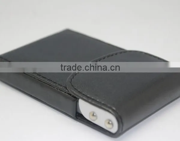 Aluminium Wallet Card Holder Leather and Aluminium Card Holder