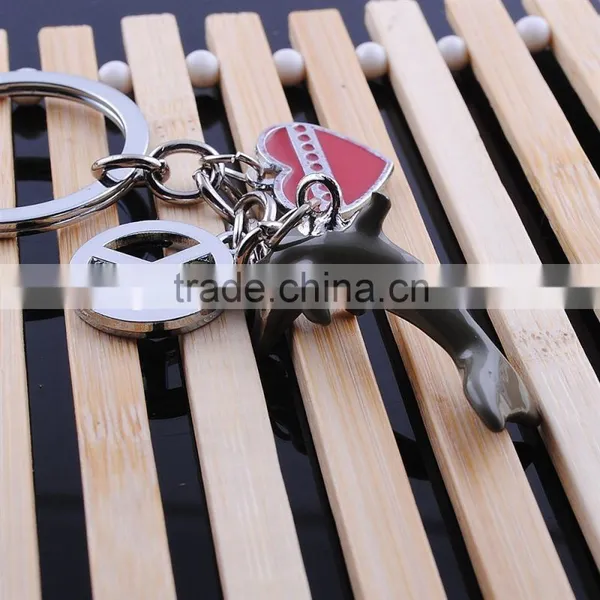 Metal Key Chain Manufacturer Wholesale Alloy Key Chain Dolphin Keychain photo-3