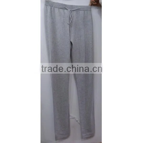 Relax Style Cashmere Pants for Women