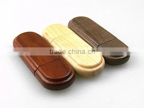 Eco Friendly Wooden Global Magnet Drive Wooden Finish USB