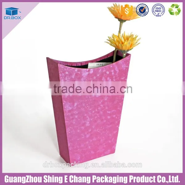 Color Customized Cardboard Printing Household Flower Vase photo-5