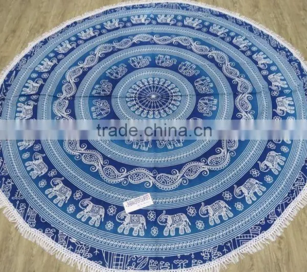 Mandala Round Beach Towel photo-3