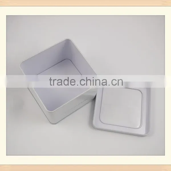 Metal Square Tin Box With Clear Top photo-2