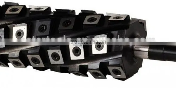 Spiral Cutter Head for DeWalt 13" Planer DW735 With Installed