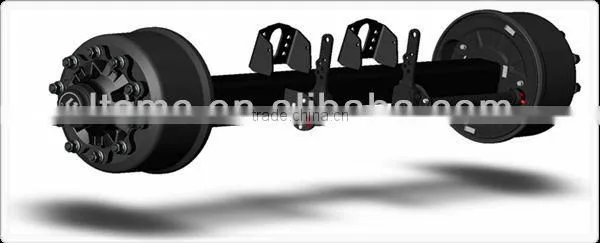 L1 Hot Sale and High Quality Semi-trailer Steering Axle Manufacturer photo-5