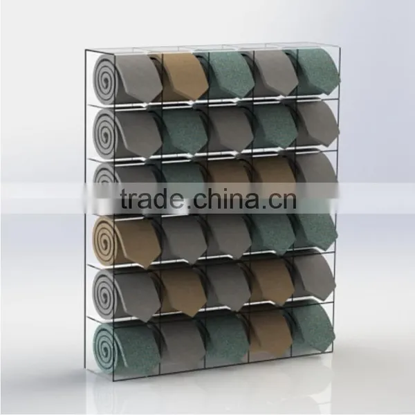 Wall Mounting Clear Acrylic Neck Tie Display Stand Quality Choice photo-4
