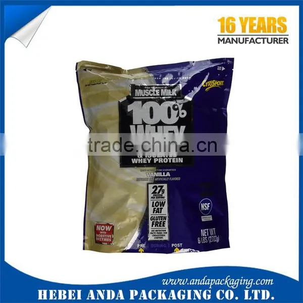 China Supplier Whey Protein Powder Bag/plastic Bag for Whey Protein Powder Packaging photo-2