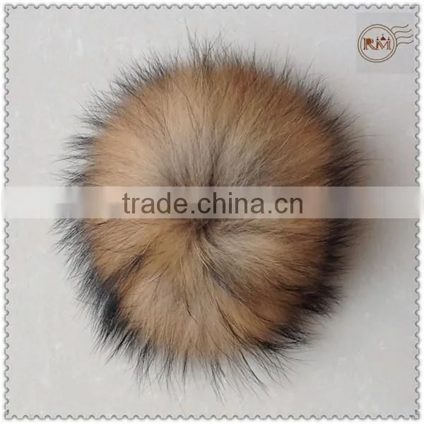 Genuine Raccoon Fur Pompons photo-6