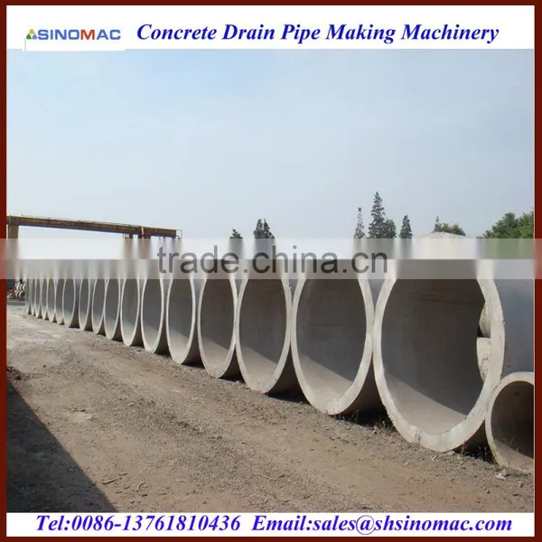 Tongue Type Reinforced Concrete Drainage Pipe Production Machine Plant photo-2