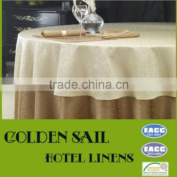 Polyester Table Cloth for Hotel / Wedding