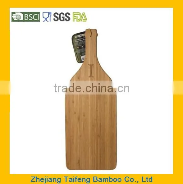 Wine Bottle Shape Cutting Board Bamboo Cutting Board photo-2