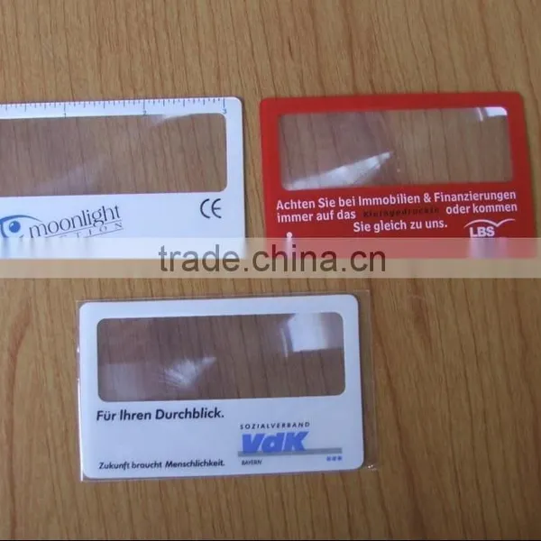 Clear Frosted Plastic Business Cards Magnifying Business Cards photo-3