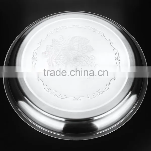 Wholesale New China Tableware Stainless Steel Steak Plate photo-6