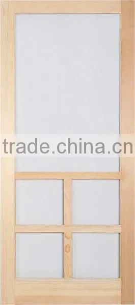 Mosquito Netting Solid Pine Wood China Supplier Screen Door photo-4