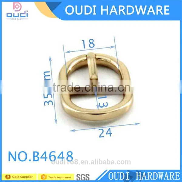 18mm Single Pin Shiny Plating Fashion Metal Accessories for Lady Belt Buckle photo-2