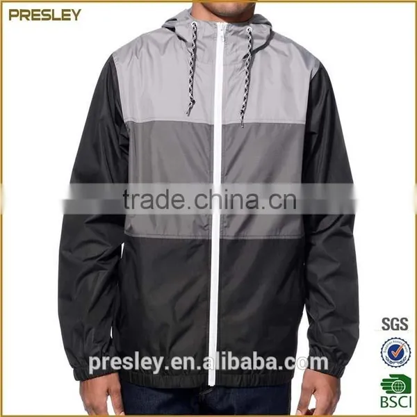 Custom Waterproof Nylon Polyester Windbreaker Jacket With Your Own Logo Label for Promotion photo-2