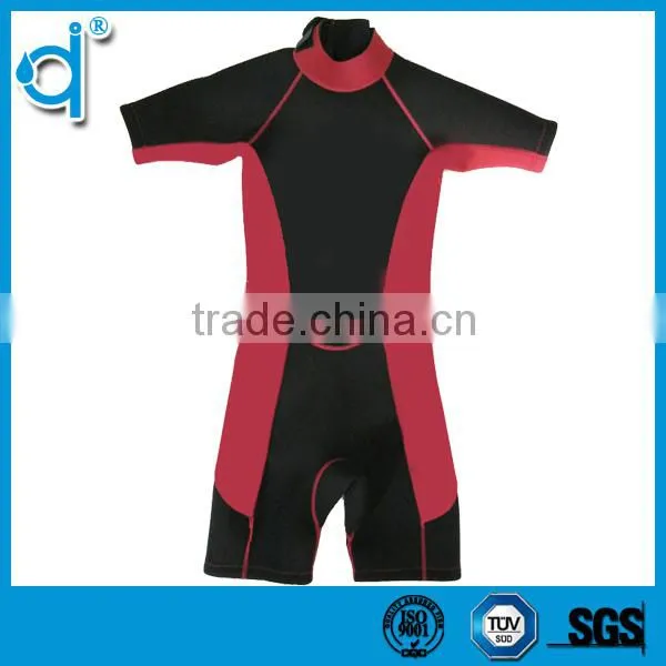 Close-fitting Waterproof Yellow and Blue Neoprene Diving Suit photo-2