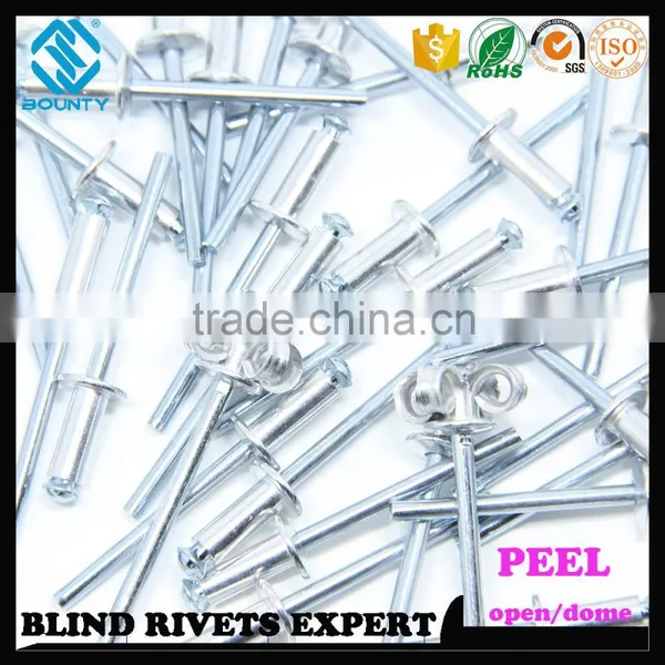 HIGH QUALITY OPEN END MANUFACTURER AL/ST BLIND PEEL TYPE RIVETS photo-6