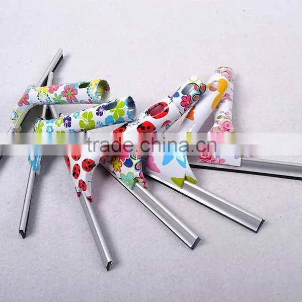 Colourful Plastic Shower Wiper Car Glass Cleaning Window Squeegee