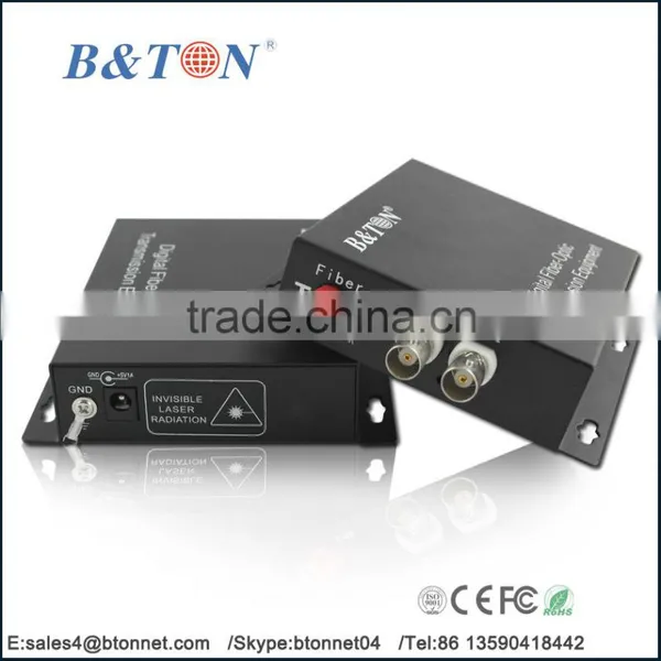 Fiber Optic Equipment 4 Channel Digital Video Optical Converter / Transmitter and Receiver photo-2