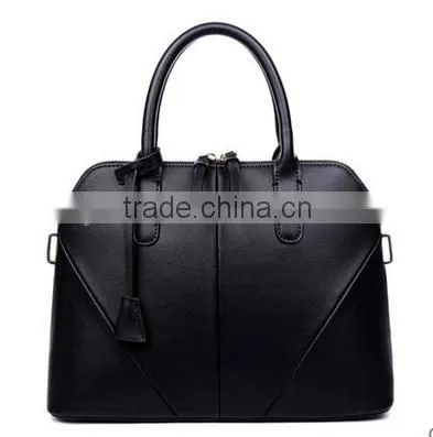 Business Use PU Leather Youth Fashion Shell Shape Handbag