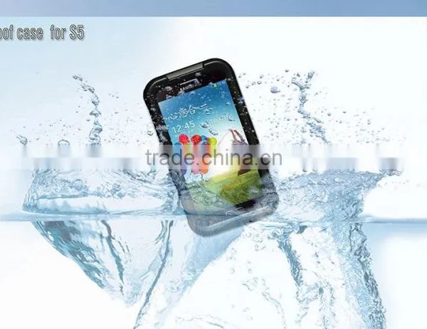 Waterproof Durable Shockproof Silicone Case Cover For Samsung Galaxy S5 I9600 photo-5