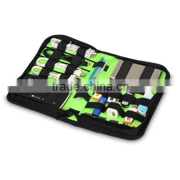 Novelty Cocoon Elastic Cable Case Storage Bag for Cable Earphone Digital Small Accessories photo-2